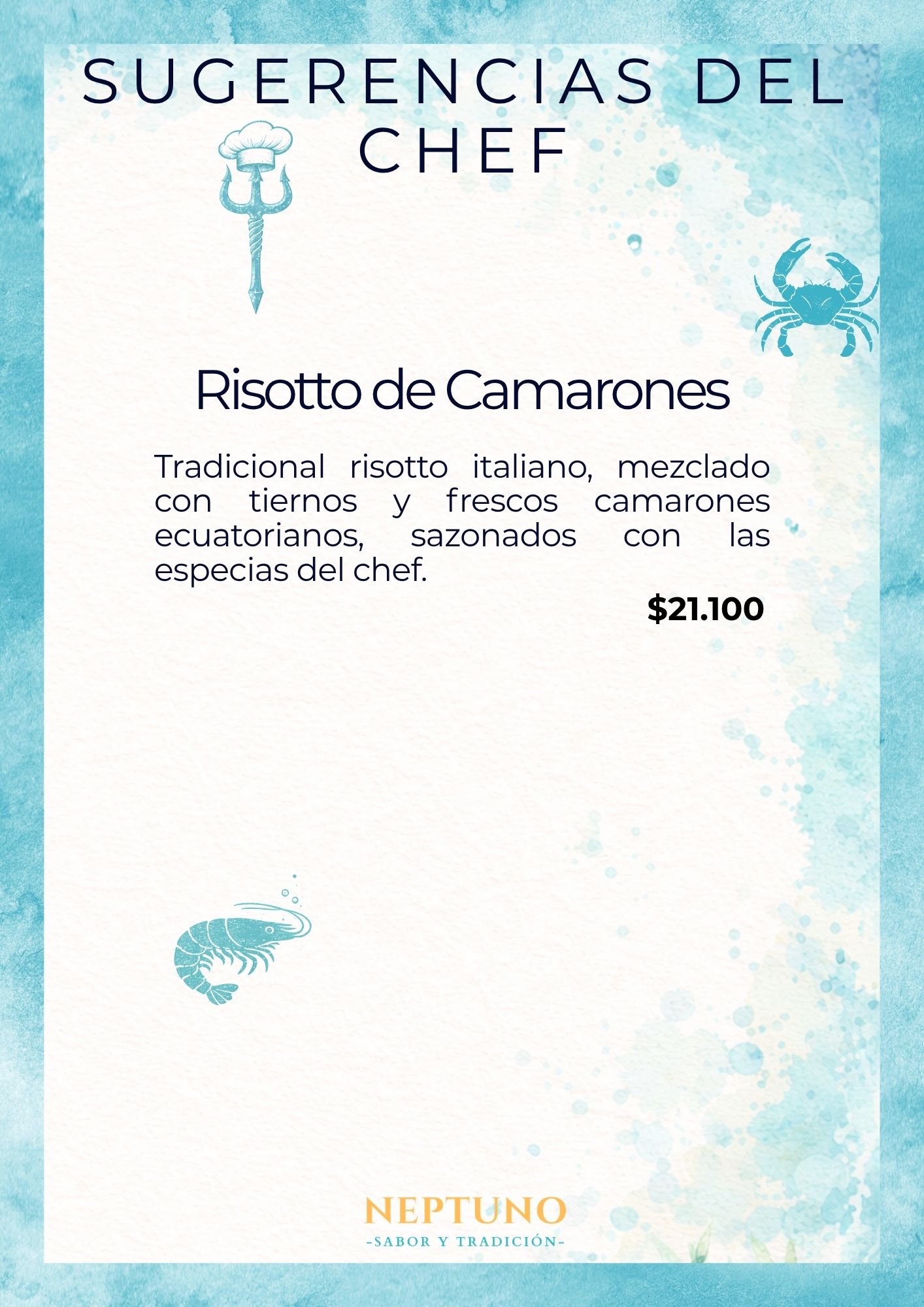 16 sugerencias del chef