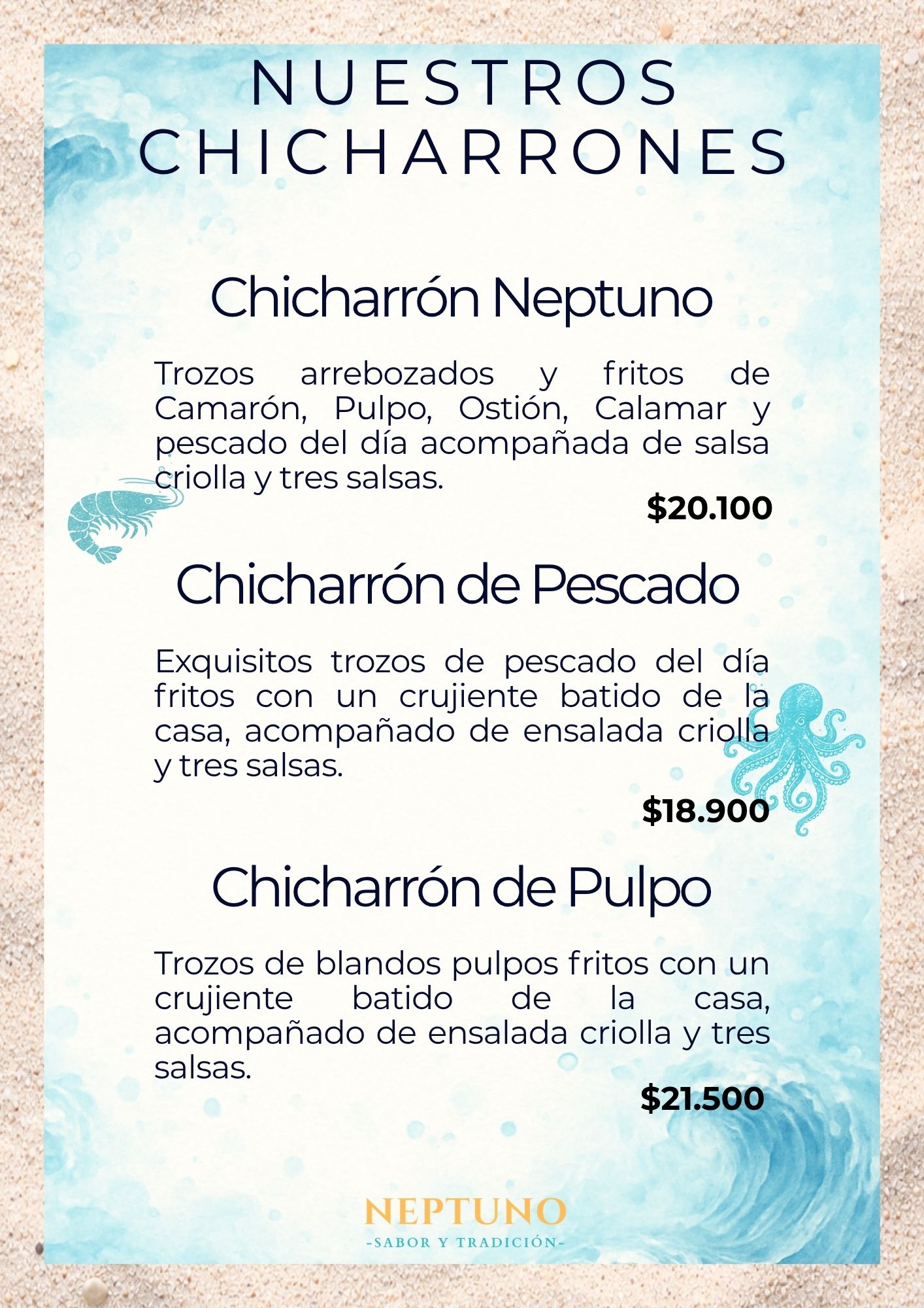 17 chicharrones